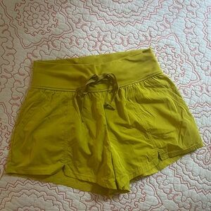 Offline by aerie shorts yellow/green